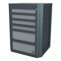 Тумба для верстака, 6 ящиков (4х95, 2х190мм) 35.506