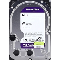 Жесткий диск WD Purple 6TB, SATA, 3,5 5400rpm, 256MB(WD63PURU)