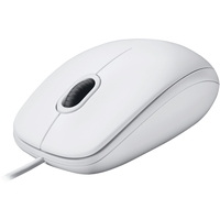 Мышь проводная Logitech B100 белая (910-003360)