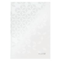 Бизнес-тетрадь Leitz Wow A5 80 листов белая в клетку на сшивке (155x217  мм)