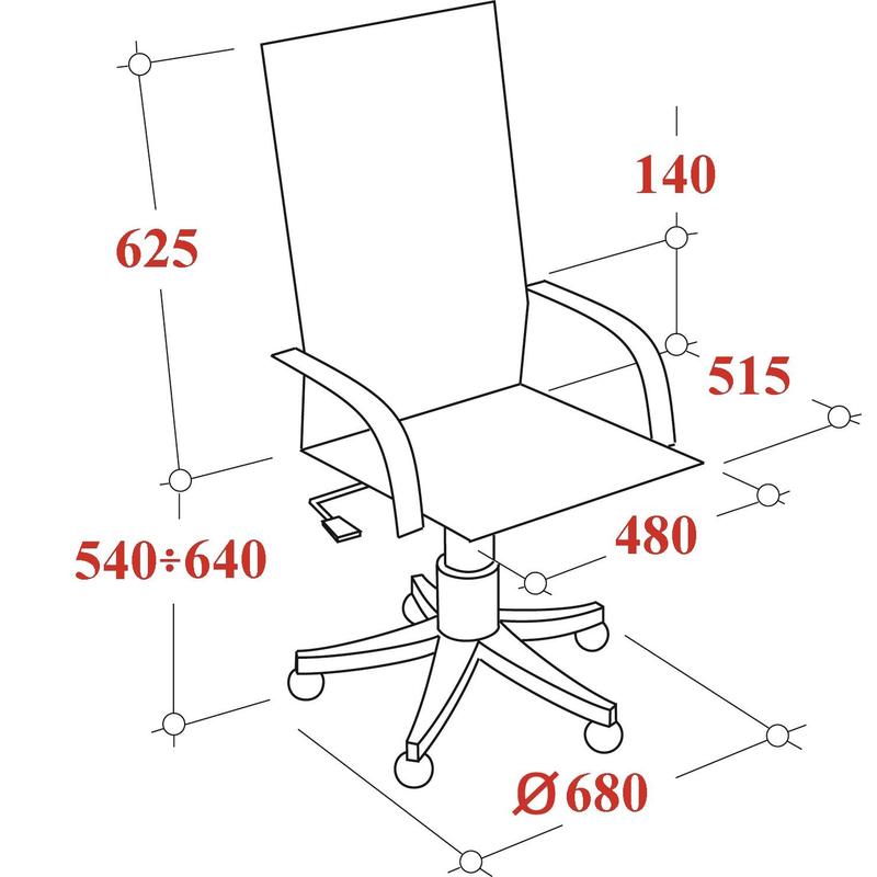 Офисное кресло chairman 668 lt