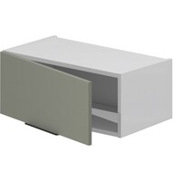 Шкаф кухонный VOK W1D_36_60 (платиновый зелёный/белый шагрень,  600х315х360 мм)
