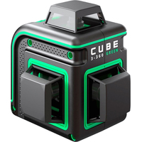 Уровень лазерный ADA CUBE 3-360 GREEN Basic Edition (А00560)