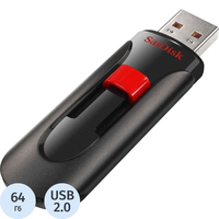 Флешка USB 2.0 64 ГБ Sandisk CZ60 Cruzer Glide (SDCZ60-064G-B35)