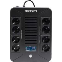 Источник бесперебойного питания Smartwatt UPS Safe Pro LCD 600  (3703020280001)