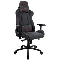 Кресло игровое Arozzi Verona-SIG-SFB-RD чёрное (ткань, металл)