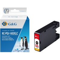 Картридж струйный G&G PGI-1400XL C для Canon голубой совместимый