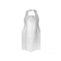 Фартук одноразовый EleGreen Стандарт полиэтиленовый белый (68х120 см, 100 штук в упаковке)