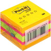 Стикеры Post-it Original Лето 51х51 мм неоновые 3 цвета (1 блок, 400 листов)