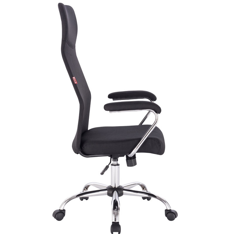 Стул easy chair 805 vp кожзам черный хром