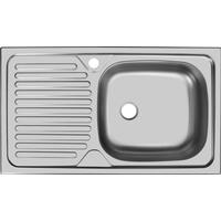 Мойка врезная Ukinox Классика CLM760.435-5K 1R (серый, 760х435х155 мм)
