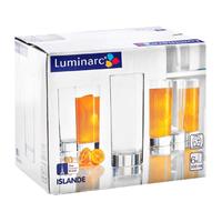 Набор стаканов (коллинз) Luminarc Исландия стеклянные высокие 330 мл (6  штук в упаковке)