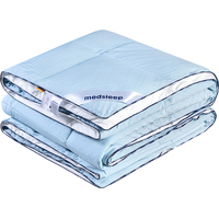 Одеяло 2-спальное Medsleep Блю Кристалл 172x205 см кассетное голубое