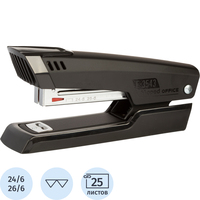 Степлер Maped Essentials Metal до 25 листов черный (скобы № 24/6, 26/6,   артикул производителя 354311)