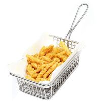 Емкость для закусок сетчатая прямоуг. 16х10см h4,5см, нерж.сталь BSK214NM