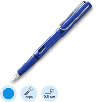 Ручка перьевая Lamy Safari цвет чернил синий, цвет корпуса синий