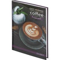 Ежедневник недатированный Attache Coffee 7БЦ A5 128 листов  комбинированный