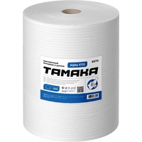 Материал протирочный нетканый в рулоне TAMAKA Alpha X110 500 листов  32x34 см белый 1-слойный