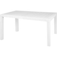 Стол пластиковый Rattan (белоснежный жасмин, 1532х789х701 мм)
