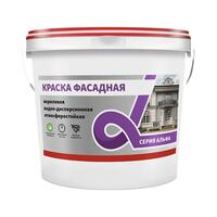 Краска для фасадов Альфа белая матовая 40 кг