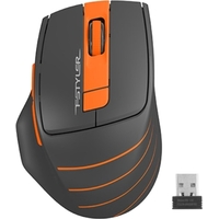 Мышь беспроводная A4 Fstyler FG30 серо-оранжевая