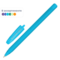 Ручка шариковая неавтоматическая Attache Euphoria синяя корпус soft  touch (толщина линии 0.5 мм)