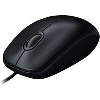 Мышь проводная Logitech M100 черная (910-006652)