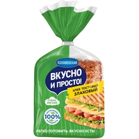 Хлеб Коломенский Вкусно и просто Тостовый злаковый 250 г