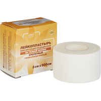 Пластырь фиксирующий Leiko plaster 3x500 см тканая основа