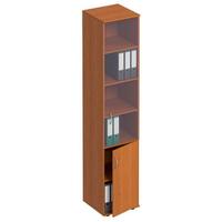 Шкаф для документов Формула ФР 381 со стеклом (ольха европейская,  410х450х2190 мм)