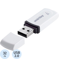 Флешка USB 2.0 32 ГБ Smartbuy Paean (SB32GBPN-W)
