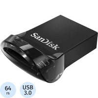 Флешка USB 3.1 64 ГБ Sandisk Ultra Fit (SDCZ430-064G-G46)