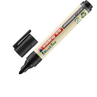 Маркер для белых досок Edding 28/1 Ecoline черный (толщина линии 1,5-3  мм) круглый наконечник