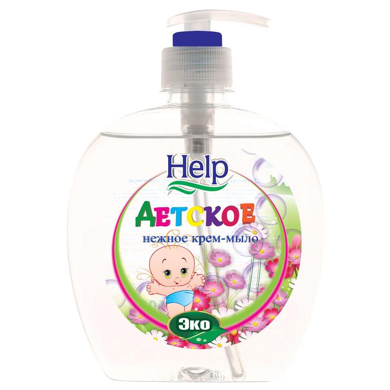 Крем-мыло детское Help 500 мл – выгодная цена – купить товар Крем-мыло детское Help 500 мл в интернет-магазине Комус