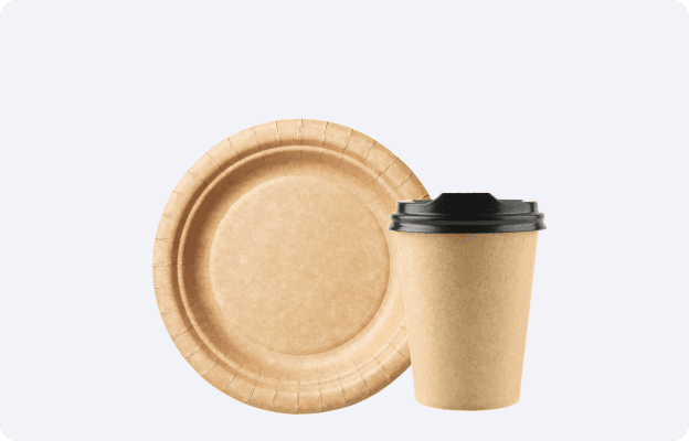 Стаканы и тарелки