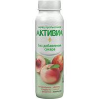 Йогурт питьевой Danone Активиа яблоко-персик 2% 260 г