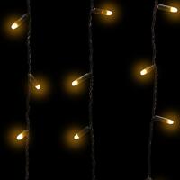 Гирлянда светодиодная уличная Neon-Night Айсикл бахрома теплый белый  свет 176 светодиодов (4.8х0.6 м)