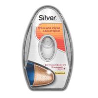 Губка-блеск для обуви с дозатором Silver бесцветная для гладкой кожи   (PS2007-03)
