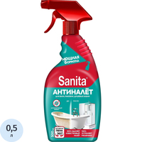 Средство для сантехники чистящее Sanita Антиналет и Антиржавчина 0.5 л  для уборки ванн и душевых/для раковин