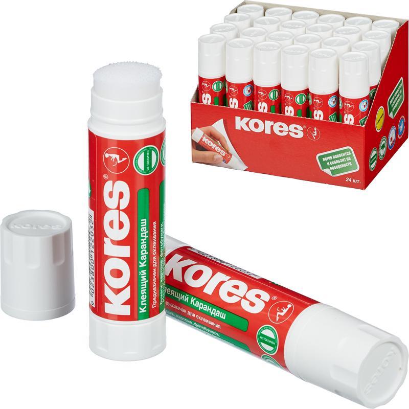 Клей-карандаш Kores 20 г – выгодная цена – купить товар Клей-карандаш Kores 20 г в интернет-магазине Комус