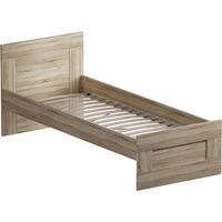 Кровать одинарная Сириус (дуб сонома, 860х2054х825 мм)