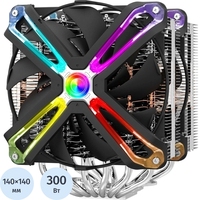 Кулер ZALMAN CNPS20X, 2x140mm RGB FANS, 6 HEAT PIPES 4-PIN PWM 800-1500 RPM