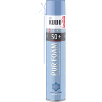 Пена монтажная Kudo Home 50+ бытовая всесезонная 1000 мл