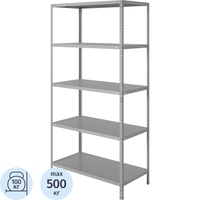 Стеллаж металлический Cobalt Shelf MS KD серый 5 полок 1000х500х1950 мм