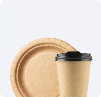 Стаканы и тарелки