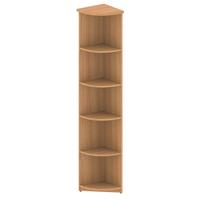 Стеллаж для документов Easy One угловой (груша ароза, 370x370x1997 мм)