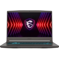 Ноутбук игровой MSI Thin 15 B13BVE-1451US 15.6" Gray Intel Core i5  13420H/16 ГБ/SSD 512 ГБ/nVidia GeForce RTX 4050 (9S7-16R831-1451)