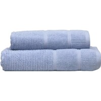 Набор полотенец махровых Dora 2 штуки 50х90/70х140 см 550 г/кв.м  серо-голубые