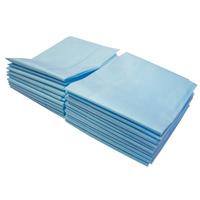 Салфетки одноразовые Гекса нестерильные в сложении 70х80 см (голубые, 20  штук в упаковке)
