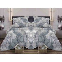 Постельное бельё Lovely textile Богема (2-спальное с европростынёй, бязь)